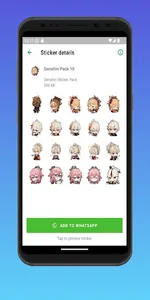 Genshin Impact Chibi WASticker screenshot 0
