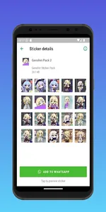 Genshin Impact Chibi WASticker screenshot 2