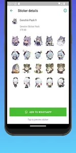 Genshin Impact Chibi WASticker screenshot 3