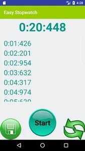 Easy Stopwatch and Countdown T screenshot 1