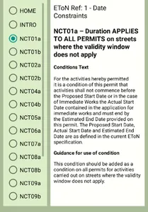 Street Works NCTs screenshot 1