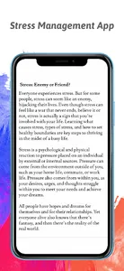 Stress Management Guide screenshot 1