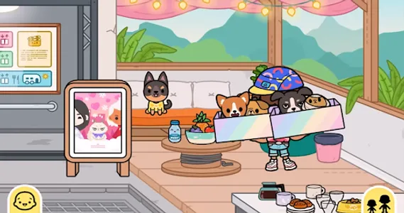 Toca Boca Blue Lady Wallpapers screenshot 0