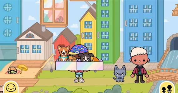Toca Boca Blue Lady Wallpapers screenshot 3
