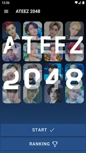 ATEEZ 2048 Game screenshot 0