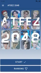 ATEEZ 2048 Game screenshot 1