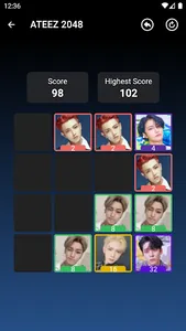 ATEEZ 2048 Game screenshot 2