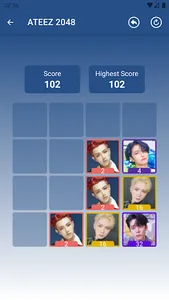 ATEEZ 2048 Game screenshot 3