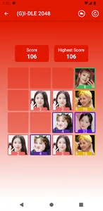 (G)I-DLE 2048 Game screenshot 2