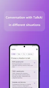 TalkAI - AI language companion screenshot 0