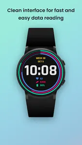 Vibrant Circles for WearOS screenshot 0