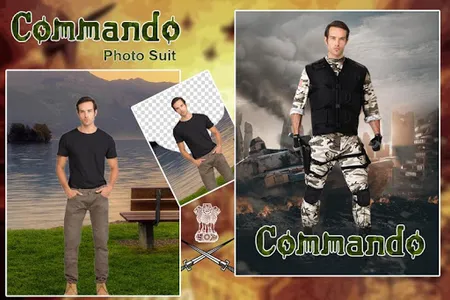 Commando Photo Suit screenshot 0