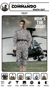 Commando Photo Suit screenshot 3