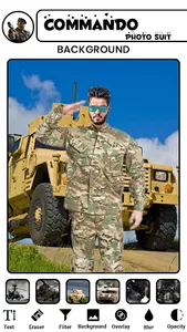Commando Photo Suit screenshot 5