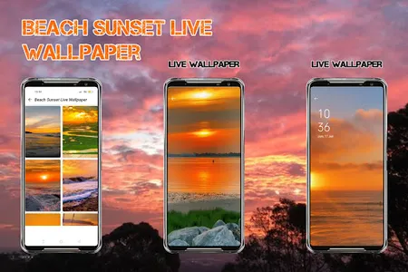 Beach Sunset Live Wallpaper screenshot 4