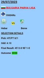 Sunton HT/FT Matches screenshot 2