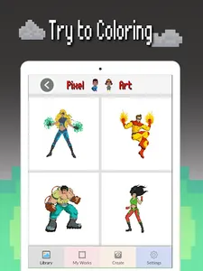 Superhero color by number: Pix screenshot 12