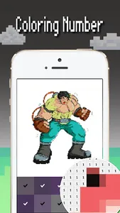 Superhero color by number: Pix screenshot 3