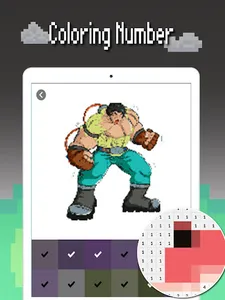 Superhero color by number: Pix screenshot 8