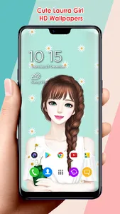 Cute Laurra Girl HD Wallpapers screenshot 3