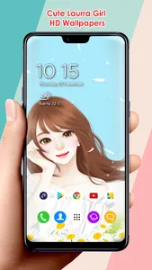 Cute Laurra Girl HD Wallpapers screenshot 5