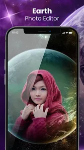 Earth Photo Editor & Frames screenshot 1