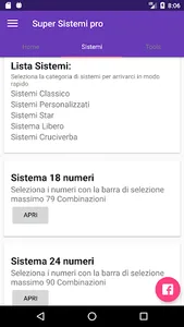 Sistemi SuperEnalotto Pro screenshot 1