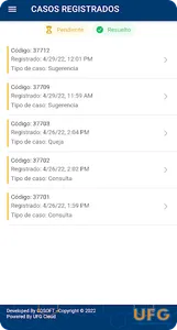 Satisfacción UFG screenshot 3