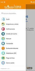 Postgrados UFG screenshot 1