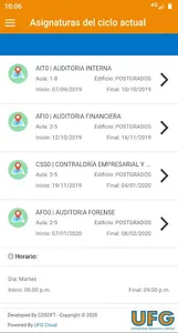 Postgrados UFG screenshot 2