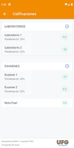 Postgrados UFG screenshot 3