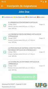 Postgrados UFG screenshot 5