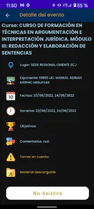 Capacitaciones ECJ screenshot 2