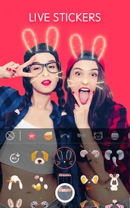 Face Camera: Live Stickers screenshot 1