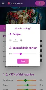 MealTuner screenshot 2