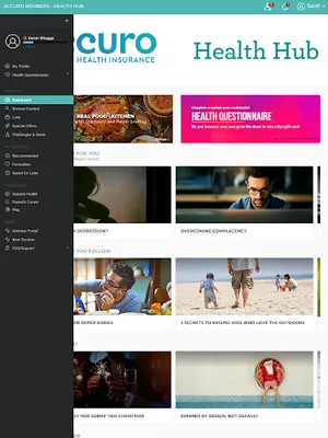 MAS Health & Wellbeing portal screenshot 4