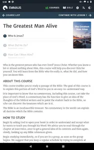 Emmaus Bible Courses screenshot 10