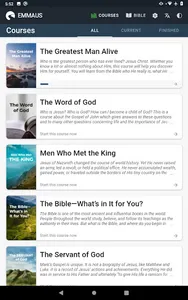 Emmaus Bible Courses screenshot 8