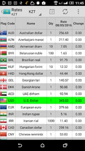 KZT Rates screenshot 0