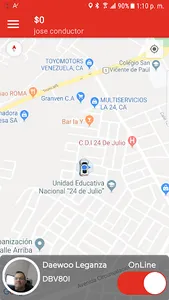 Taxi MarcaBlanca Conductor screenshot 0