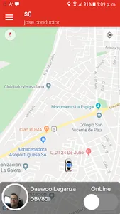 Taxi MarcaBlanca Conductor screenshot 2