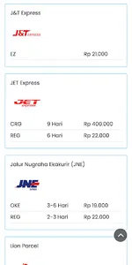 Tarif Ongkir dan Cek Resi screenshot 2
