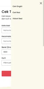 Tarif Ongkir dan Cek Resi screenshot 7