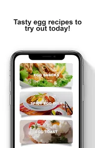 Egg recipes app screenshot 0