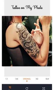Tattoo my photo editor screenshot 2