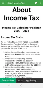 Income Tax Calculator (FBR) screenshot 3