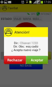 Taxisat para Conductor screenshot 1