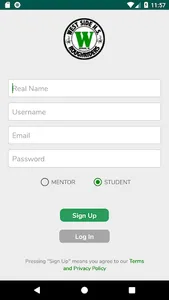 WSHS Mentor App screenshot 0