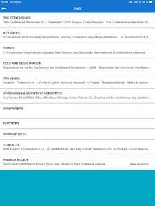 Prague Expert Conference screenshot 2