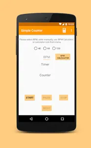 Simple BPM Counter and Calcula screenshot 0